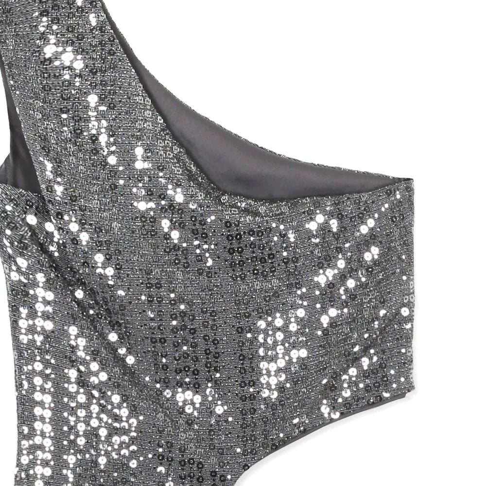 Rochie Sisters Point pentru Femei - Gri Fără Mâneci